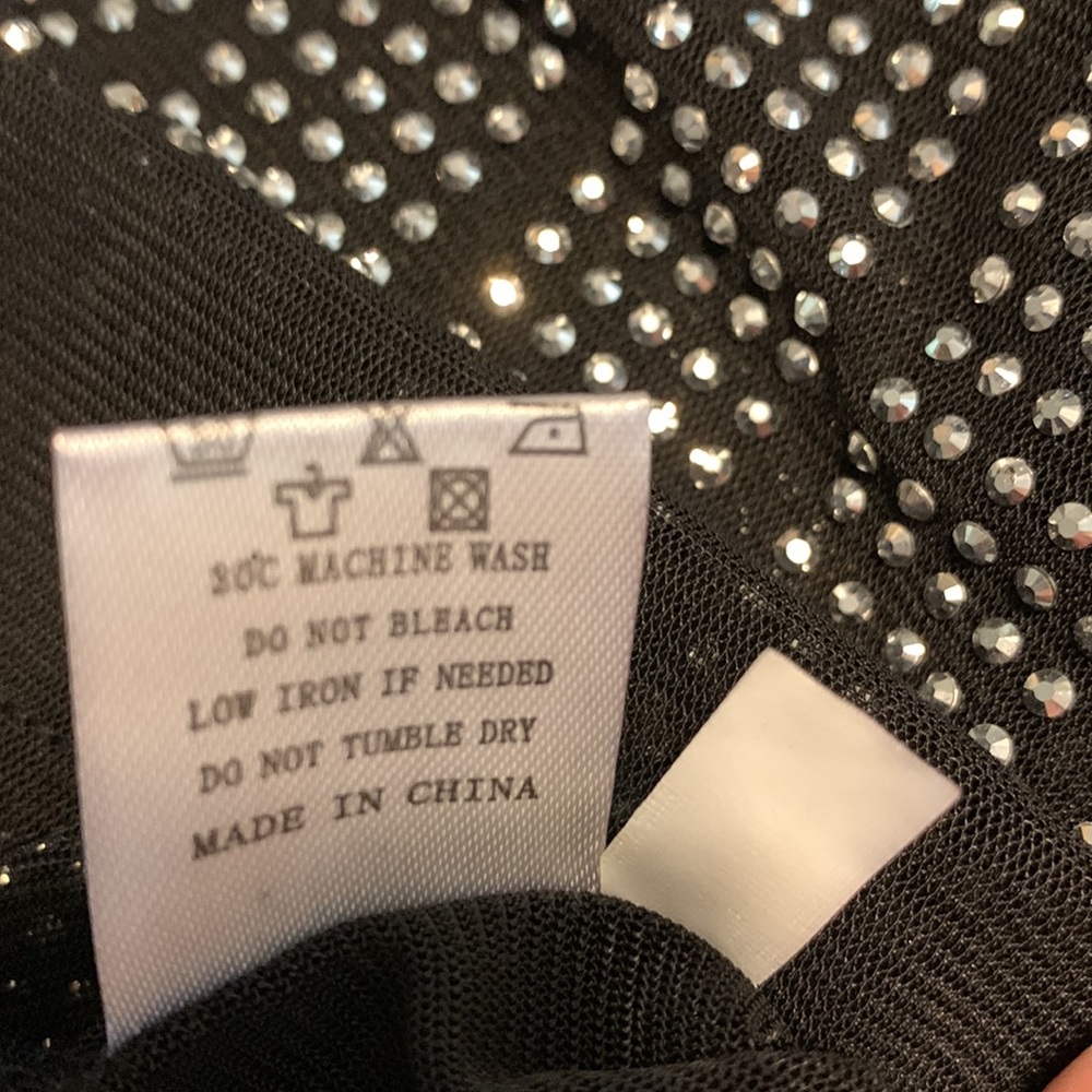 Mesh/Rhinestone Sheer Party/Costume Dress - Picture 9 of 10